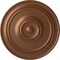 Ekena Millwork Classic Ceiling Medallion (For Canopies up to 5 1/2"), 21 7/8"OD x 2 3/8"P, Polished Copper CM22CLPOS - alternate 1